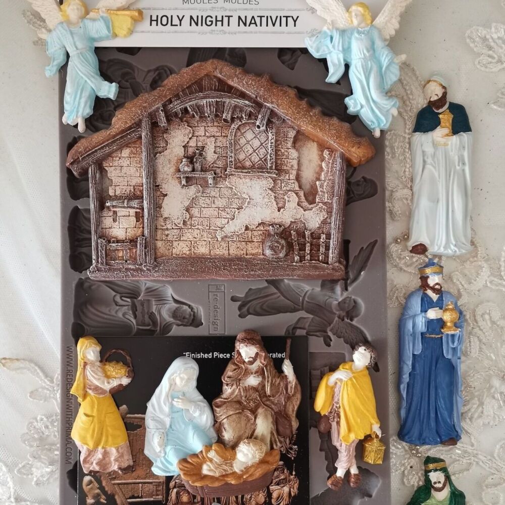 Decor Mould - Holy Night Nativity