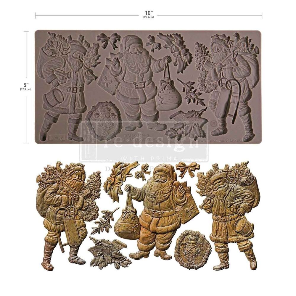 Decor Mould - Santa's Holiday Cheer