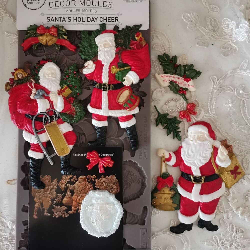 Decor Mould - Santa's Holiday Cheer