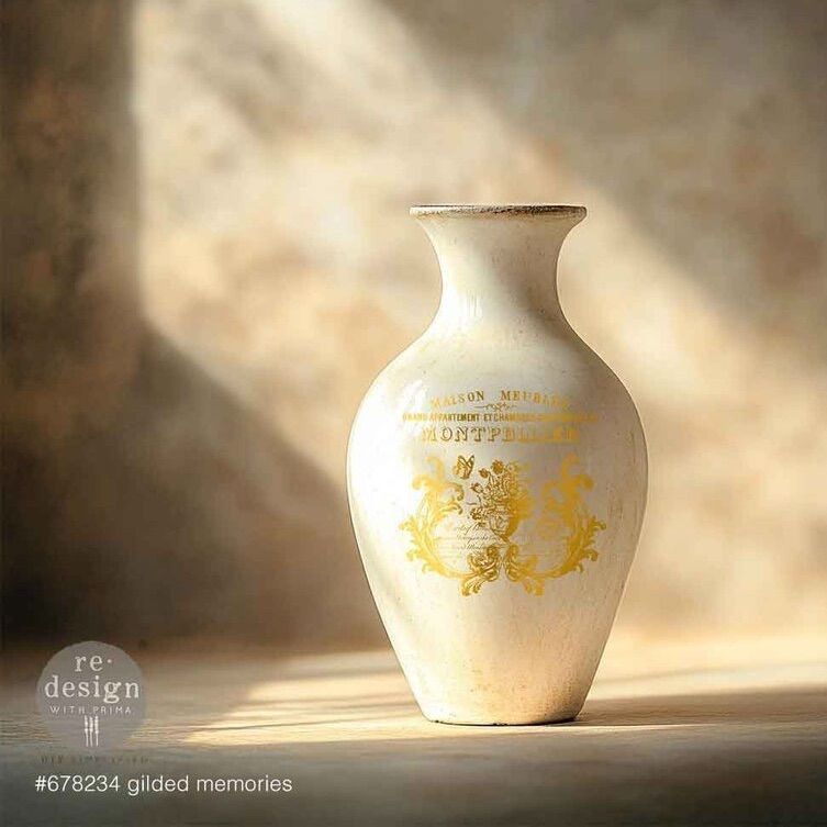 H2O Decor Transfer - Gilded Memories (A4)