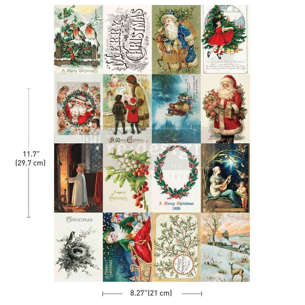 Decor Transfer - Season's Greetings from the Past (A4)