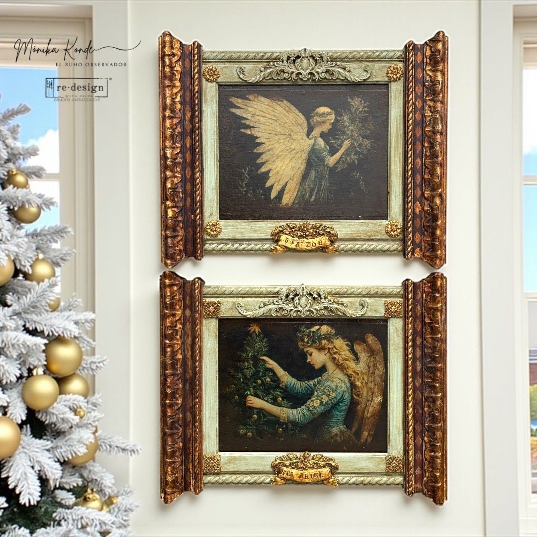 A4 Decoupage Fibre Paper - Heavenly Noel