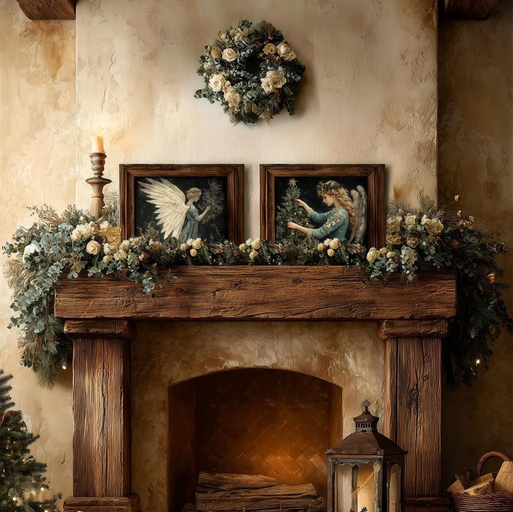 A4 Decoupage Fibre Paper - Merry and Majestic