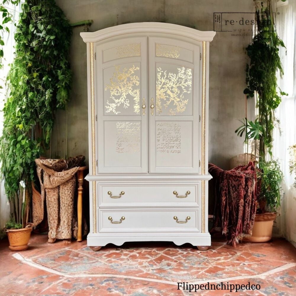 Decor Transfer - Eglantine Elegance (Gold Foil)