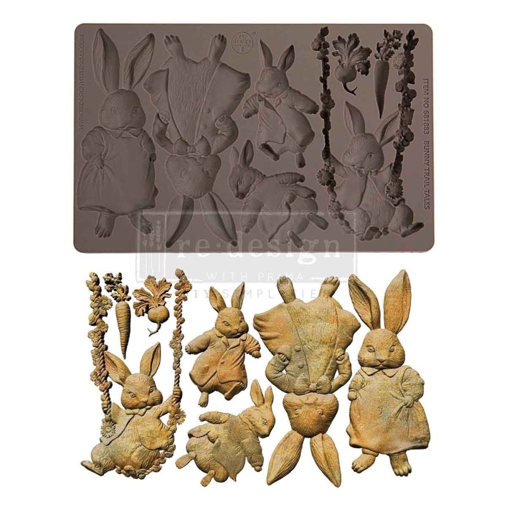 Decor Mould - Bunny Trail Tales