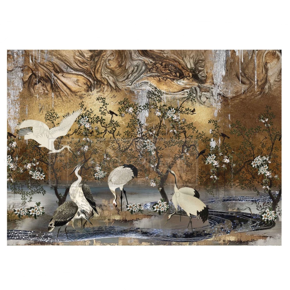 A1 Decoupage Fibre Paper - Graceful Wings