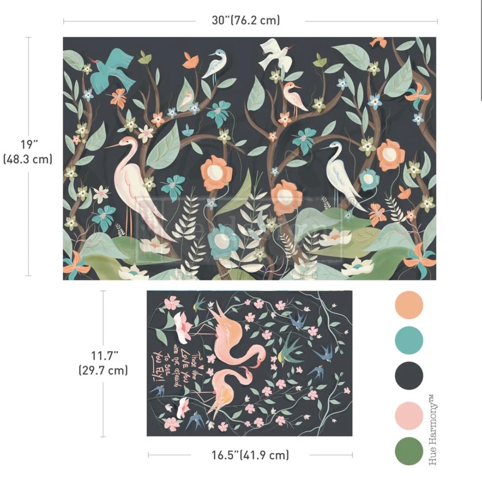 Decoupage Tissue Paper - Free Love