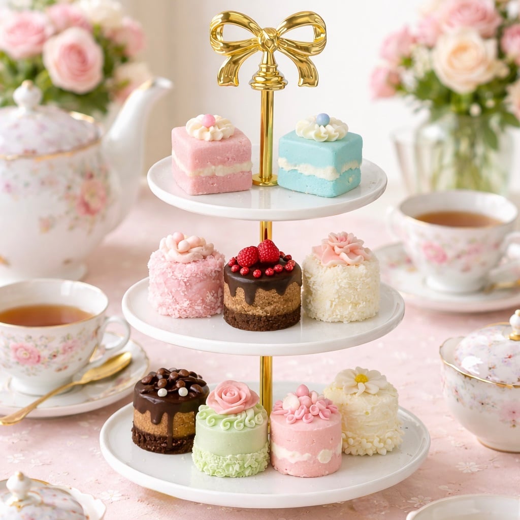 3 Tier Cupcake Stand Handles
