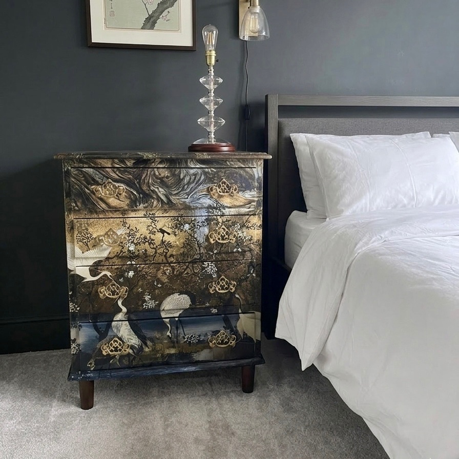 A1 Decoupage Fibre Paper - Graceful Wings