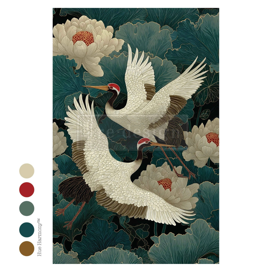 Decoupage Tissue Paper - Grace in Flight