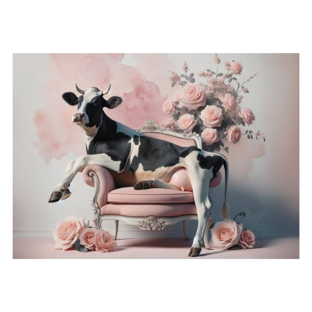 A1 Decoupage Paper - Cowch Potato