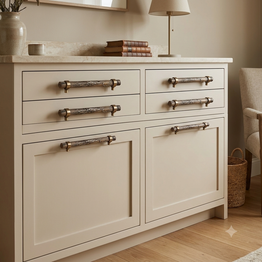 Knobs - Etched Wooden Pull