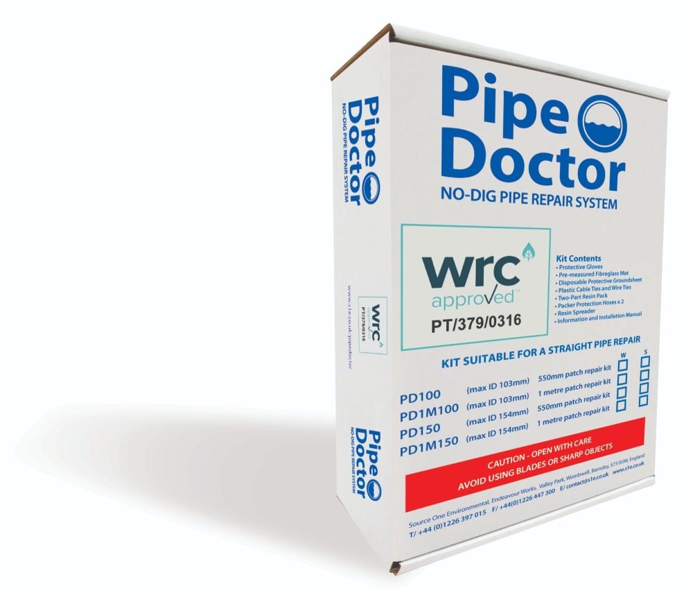 Pipe Doctor WRc Approved Straight Pipe Repair Kit 150mm x 1m