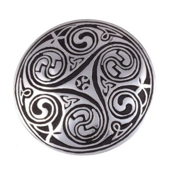 Kells Key Spiral Brooch by St Justin of Penzance