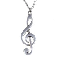 Treble Clef Pendant by St Justin of Penzance