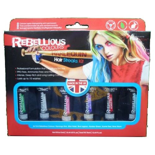 Rebellious Hair Streaks Kit - Harlequin
