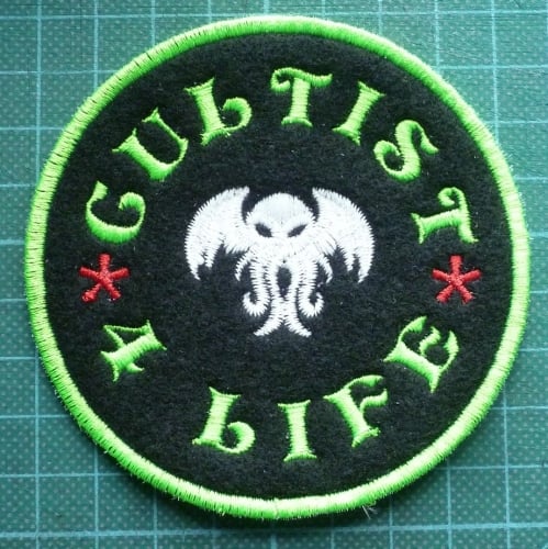 Patch - CULTIST CTHULHU. Embroidered sew-on patch