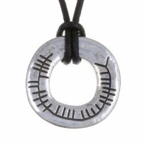 Celtic Blessing pendant, Ogham inscription Blessed Be by St Justin of Penzance
