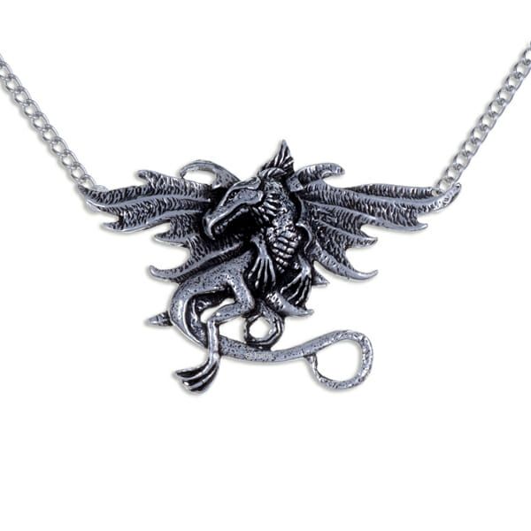 Dragon in Flight Necklace by St Justin of Penzance