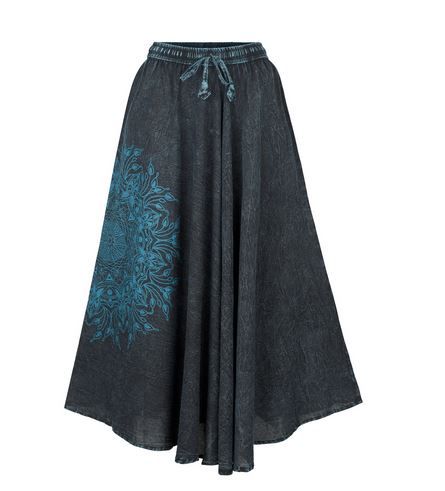 Full A-line mandala skirt (BLU)