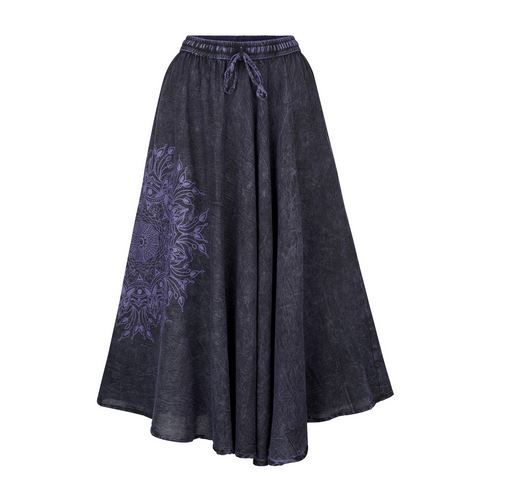 Full A-line mandala skirt (PUR)