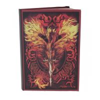 Metallic Embossed Journal Flame Blade 21cm