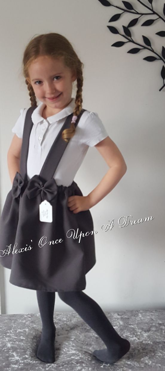 Traditional grey school dress