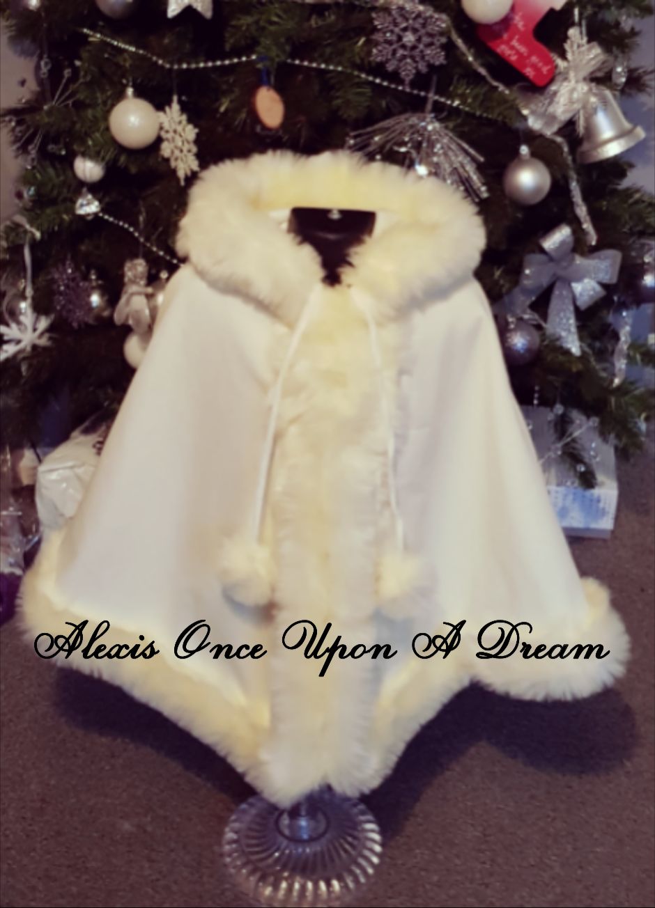 Cream cape