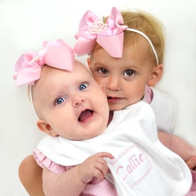Personalised baby items.