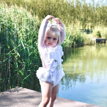 Swan princess romper 