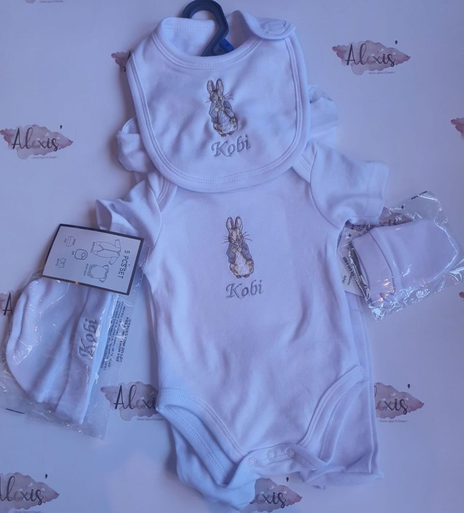 5 piece peter rabbit set