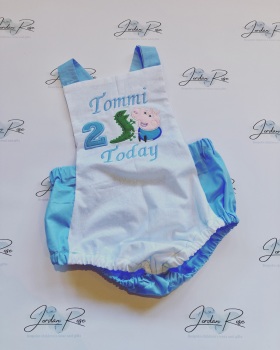 George pig birthday romper 