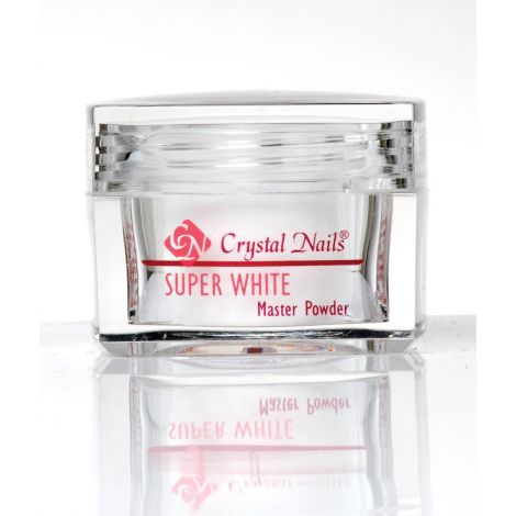 Crystal Nails Acrylic Powder Super White 28g