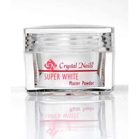 Crystal Nails Acrylic Powder Super White 17g