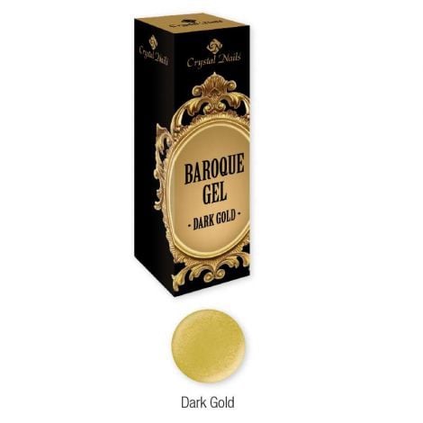 Crystal Nails Baroque Gel - Dark Gold
