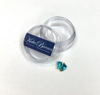 Turquoise Crystal Nail Jewellery