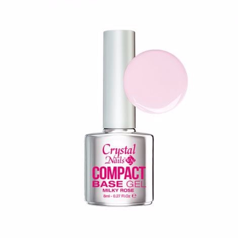Crystal Nails Compact Base Gel Milky Pink