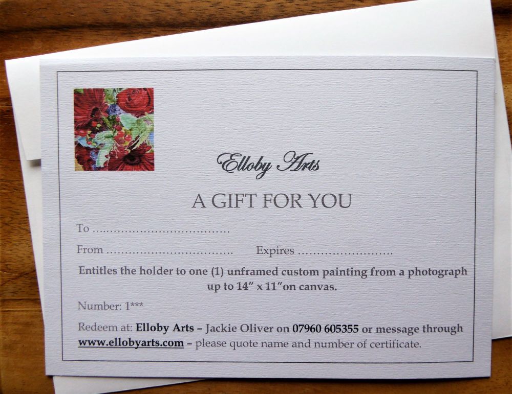 £250.00 Gift Certificate