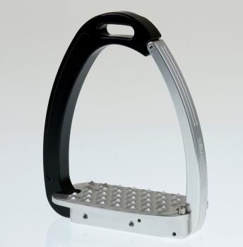 Tech Venice Magnetic Safety Stirrups - Silver/Black