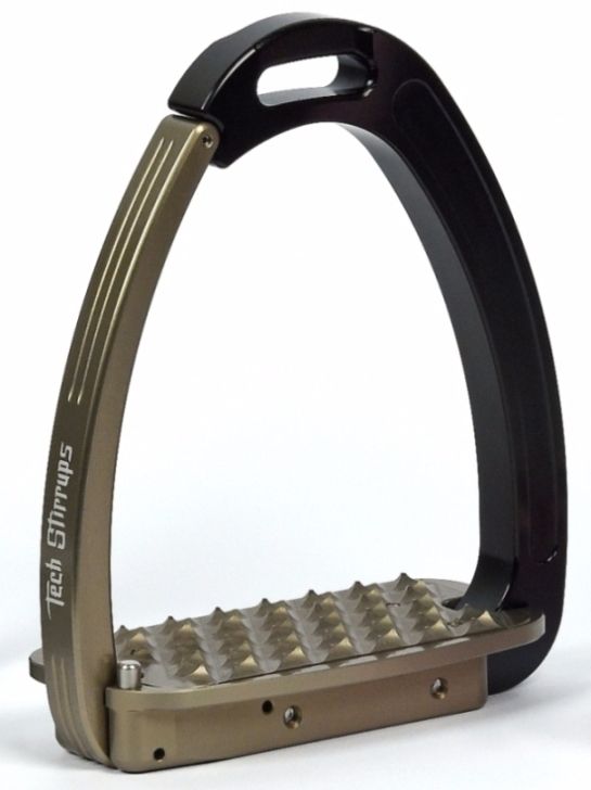 Tech stirrups, Italy, aluminium stirrups, safety stirrups, venice