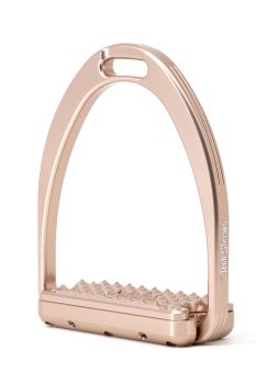 Tech Capri Classic Dressage Stirrups - Rose