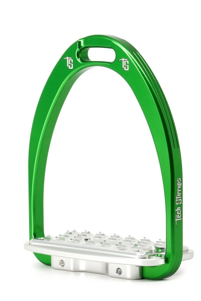 Tech Siena Classic Jumping Stirrups - Green