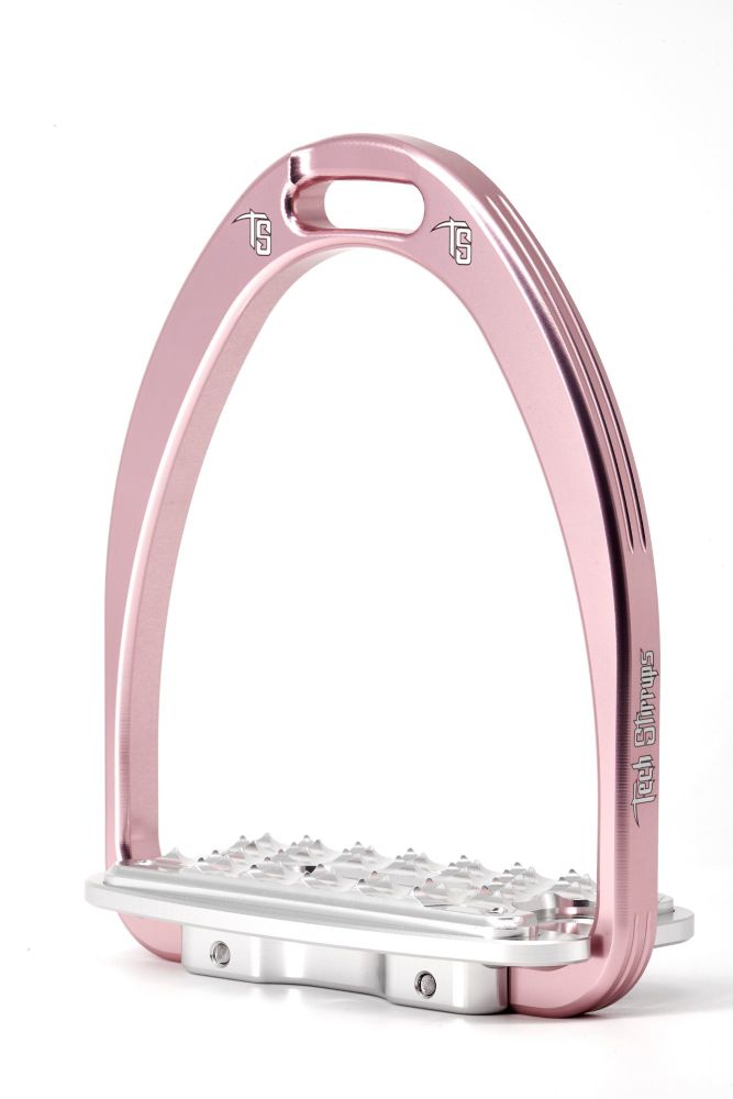 Tech Siena Classic Jumping Stirrups - Pink