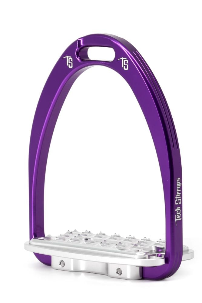 Tech Siena Classic Jumping Stirrups - Purple