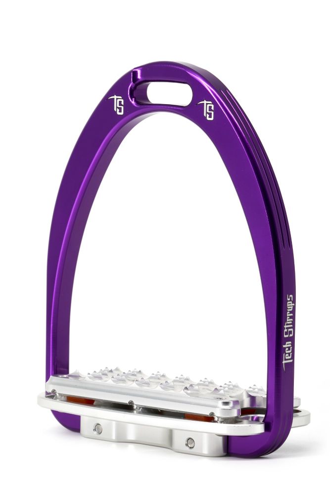 Tech Classic Siena Plus Shock Absorbing Stirrups - Purple