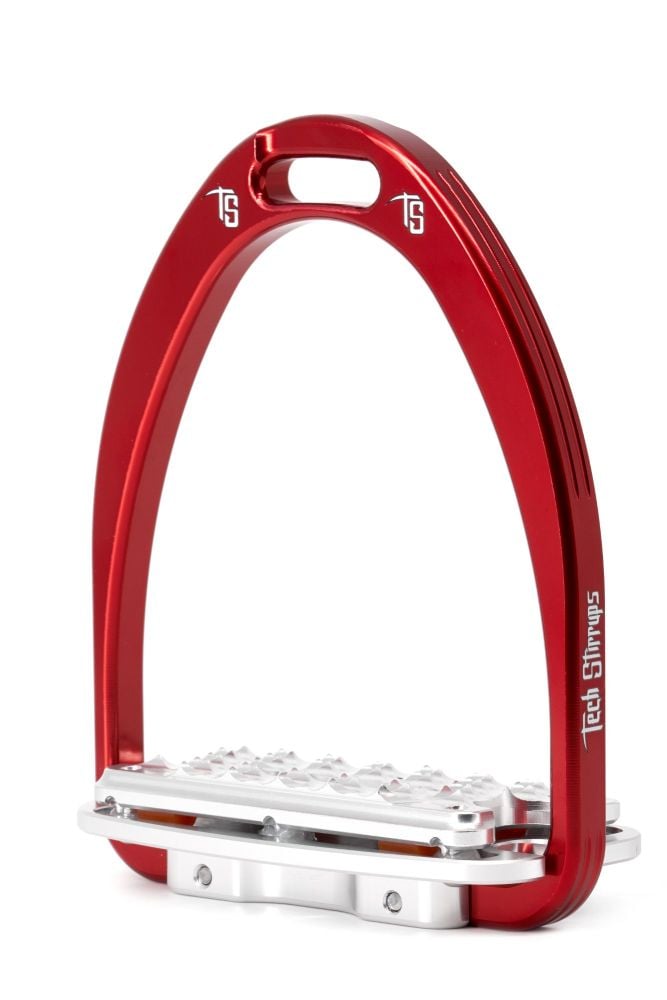 Tech Classic Siena Plus Shock Absorbing Stirrups - Red