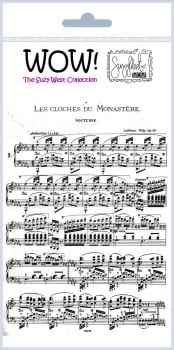 SW French music - Clear background stamp