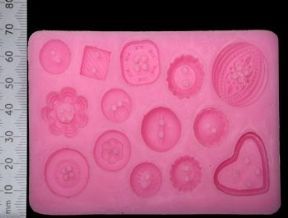 Buttons - Silicone Mould