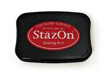 Blazing Red Stazon ink pad