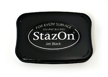 Jet black Stazon ink pad